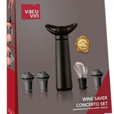 WINE SAVER CONCERTO SET 5 PIÈCES VACUVIN