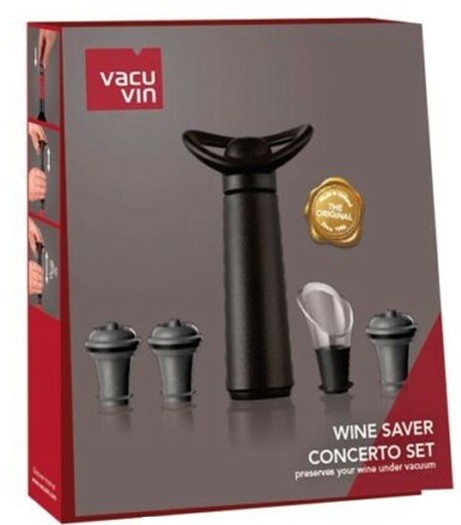 WINE SAVER CONCERTO SET 5 PIÈCES VACUVIN