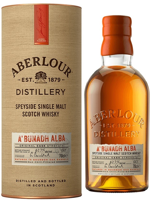 ABERLOUR A'BUNADH ALBA SPEYSIDE SINGLE MALT WHISKY  62°7