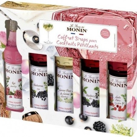 COFFRET SPRITZ PÉTILLANTS MONIN 5X5 C L