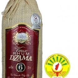 DZAMA 6 ANS RHUM MADAGASCAR  70 CL 45°