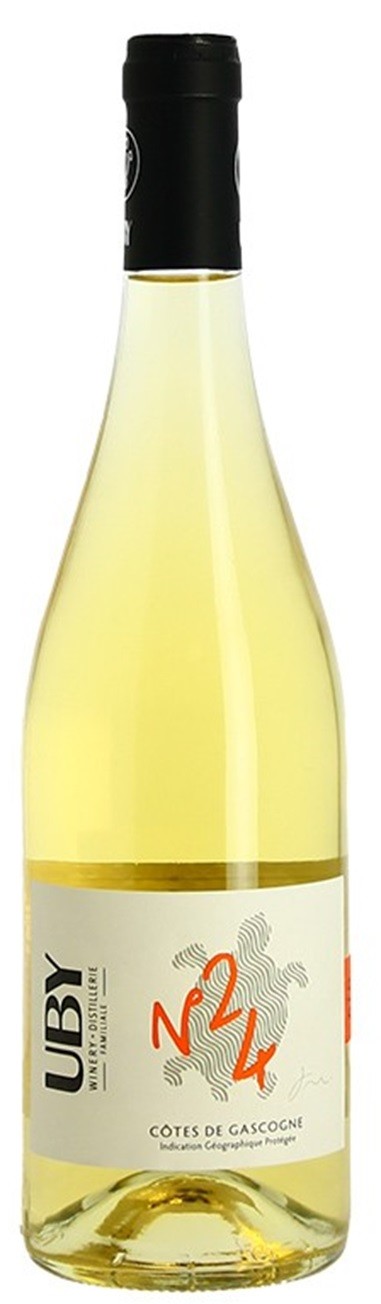 UBY BLANC SEC BIO N°24 COTES DE GASCOGNE 75 CL